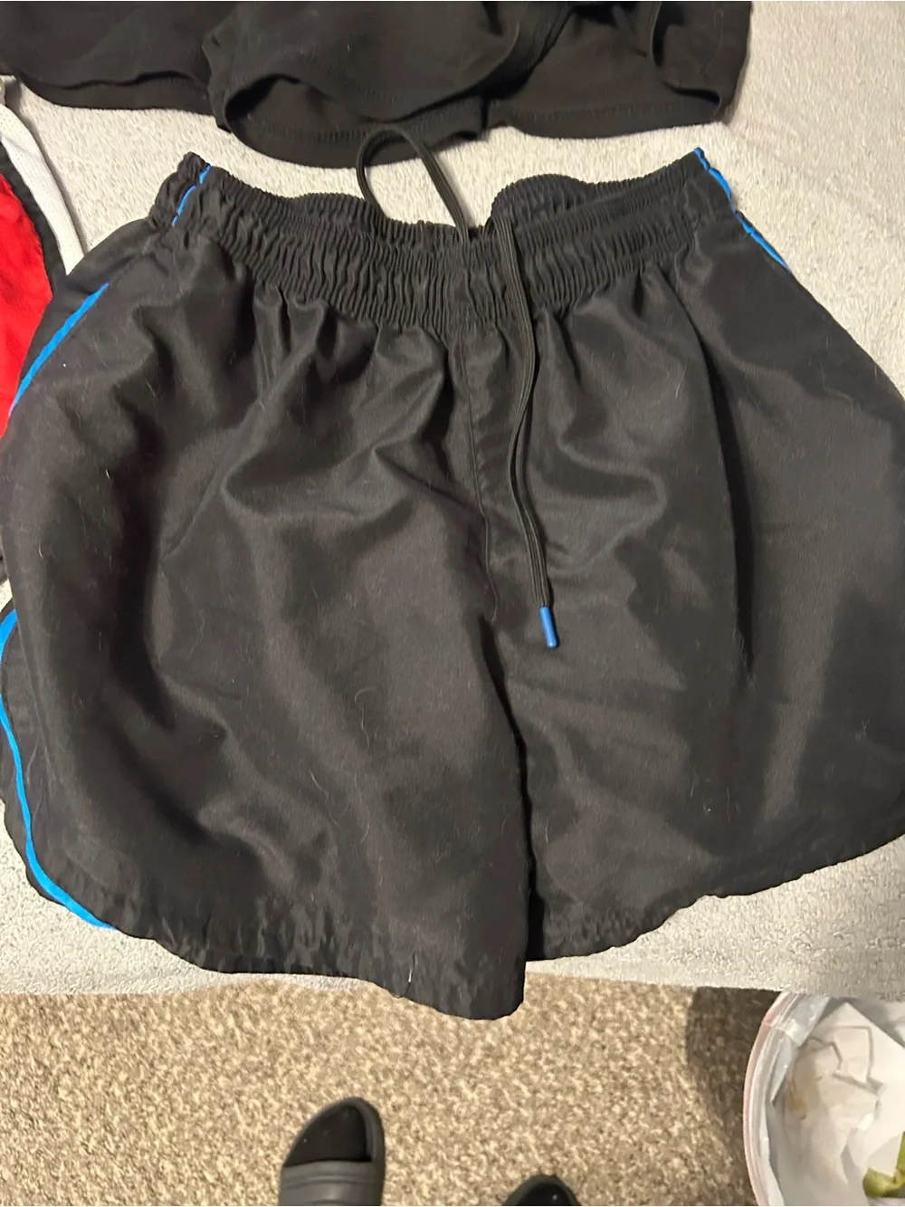 Nike Kids Red Athletic Shorts - Lightweight Running Bottoms